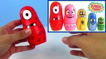 Yo Gabba Gabba Stacking Cups! Learn Colors Nesting Dolls Dinosaur with Surprise Toys ToyBoxMagic-K0cIYijG