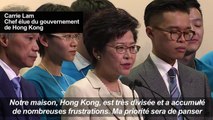 La favorite de Pékin devient chef du gouvernement hongkongais