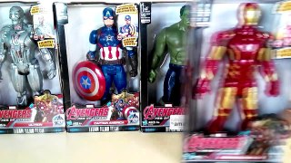 Superhero Marvel - Titan hero Tech -  Hulk vs Iron Man, Ultron, Captain America #SurpriseEggs4k-Ltcpl