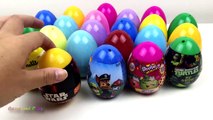 22 Surprise Eggs!!! Paw Patrol Shopkins Star Wars Ninja Turtle Lalaloopsy Minion Plus Loads More-C2