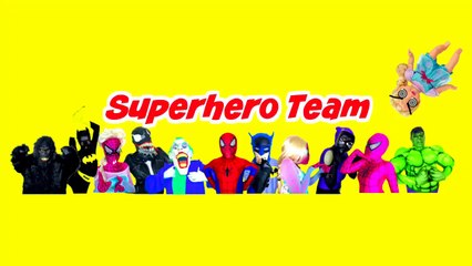 Spiderman vs Joker Turns Into A Baby! - w_ Rainbow Skittles! - Funny Superheroes  -)-vaB