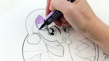 My Little Pony Twilight Sparkle HAPPY HOLIDAYS Speed Coloring Book Page with Markers-ok