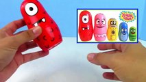 Yo Gabba Gabba Stacking Cups! Learn Colors Nesting Dolls Dinosaur with Surprise Toys ToyBoxMagic-K0cIYijGb