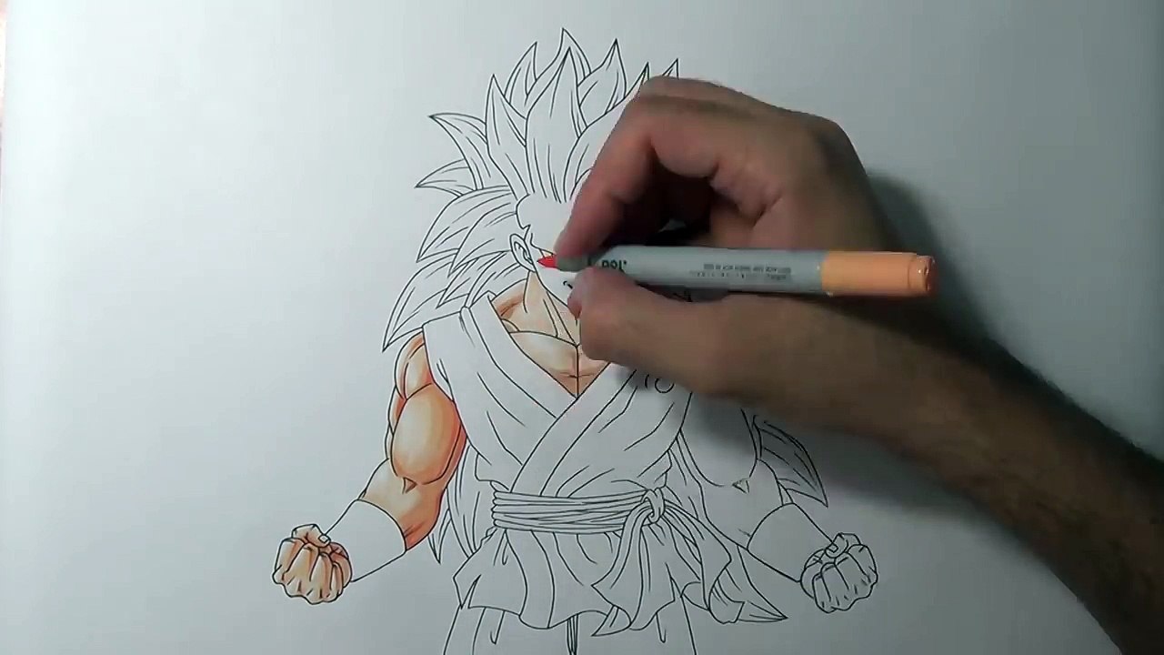 Drawing Goku