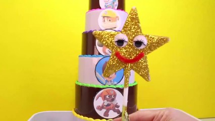 Paw Patrol CANDY CAKE GAME with Surprise Toys, Candy, Blind Bags Kids Games Videos-E