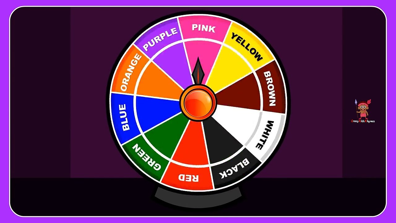 Colors for Children to Learn with Color Wheel Chart - Colours for Kids to Learn - Learning