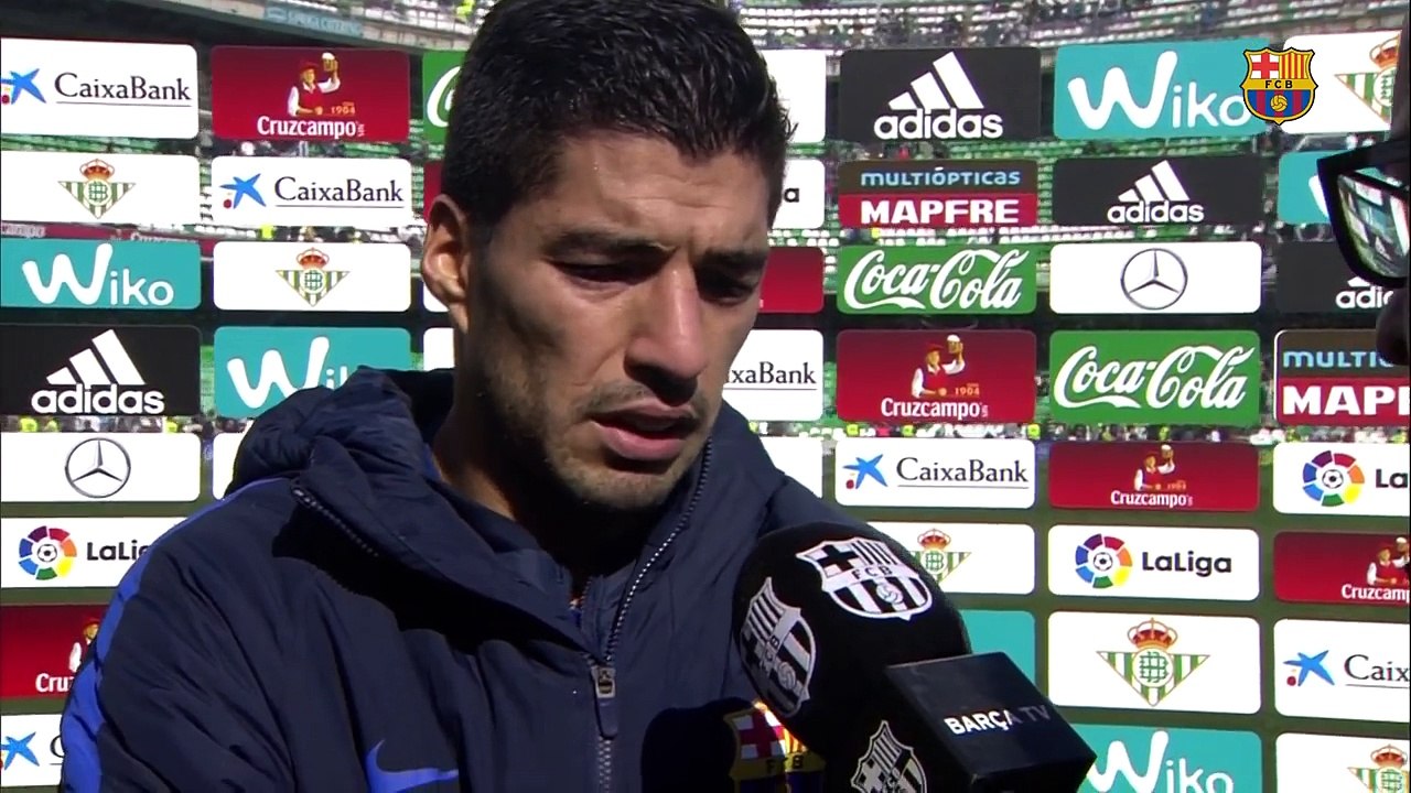 Luis Suárez: "Tendríamos que haber reaccionado antes"