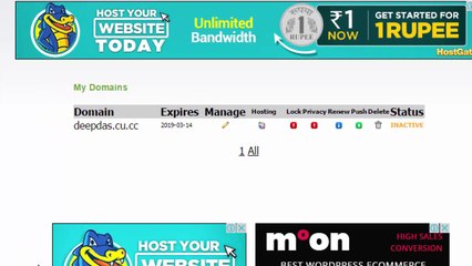 Buy free Domain, free Web host | 100% free wordpress website