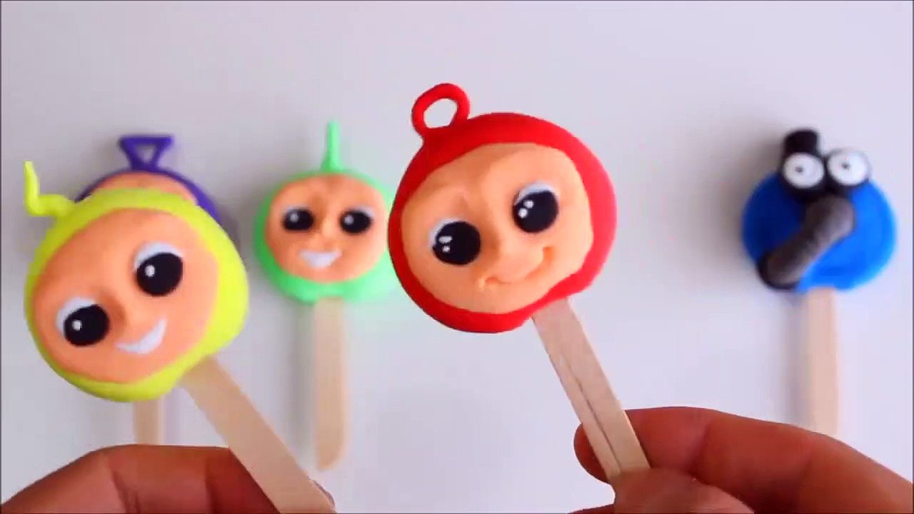 Teletubbies Play Doh Ice cream finger family
