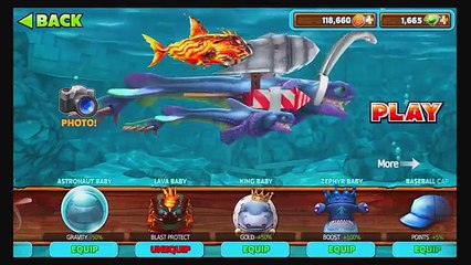 Hungry Shark Evolution - New Exclusive Easter Bunny Baby Shark Eggs Hunting!