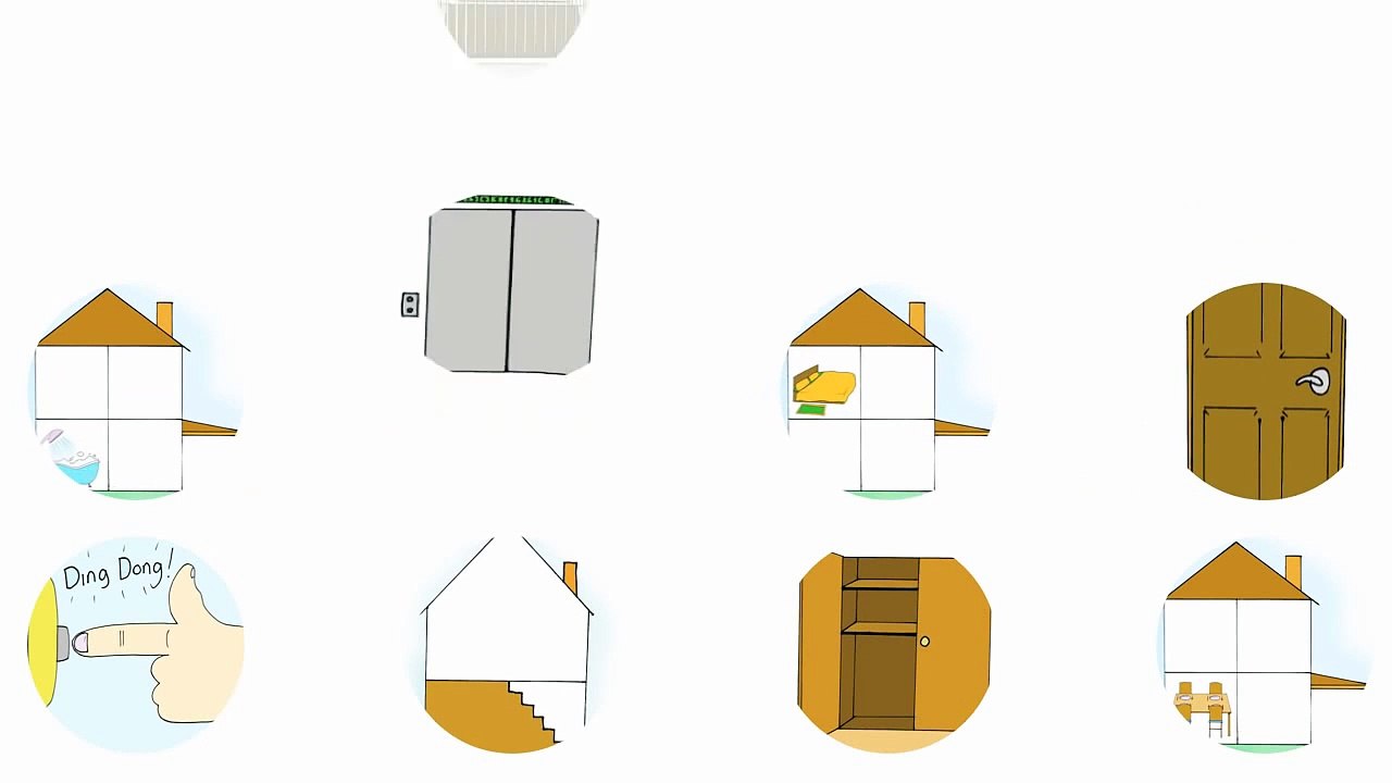 Learn Home_House Vocabulary! - My Home (Phrases 1) - ELF Kids Videos-XY