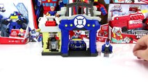 NEW TRANSFORMERS RESCUE BOTS EPISODE GRIFFIN ROCK POLICE STATION GARAGE AND CHASE THE POLICE BOT-A1fEF