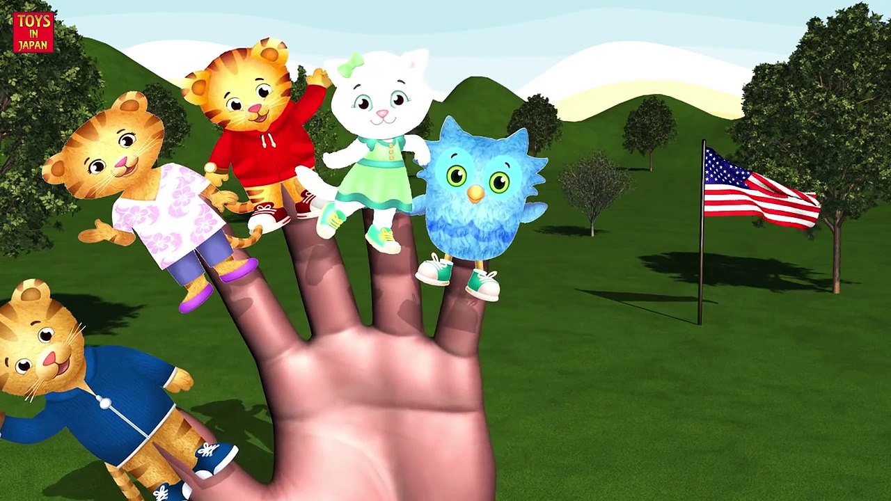 Daniel Tigers Neighborhood Finger Family Cartoon Animation Nursery Rhymes For Children