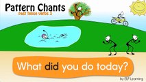 Learn Past Tense Verbs 3 - Patterns Chants By ELF Learning - ELF Kids Videos-n1VBke5Y2