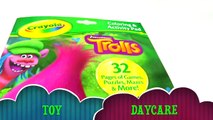 DreamWorks TROLLS Color GUY DIAMOND with CRAYOLA Coloring and Activity Pad and GLITTER-jVdeo0jT