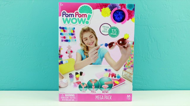 Pom Pom Wow Mega Pack Tutorial - I Decorate a Giant Letter S in Pom Poms-GRk8D