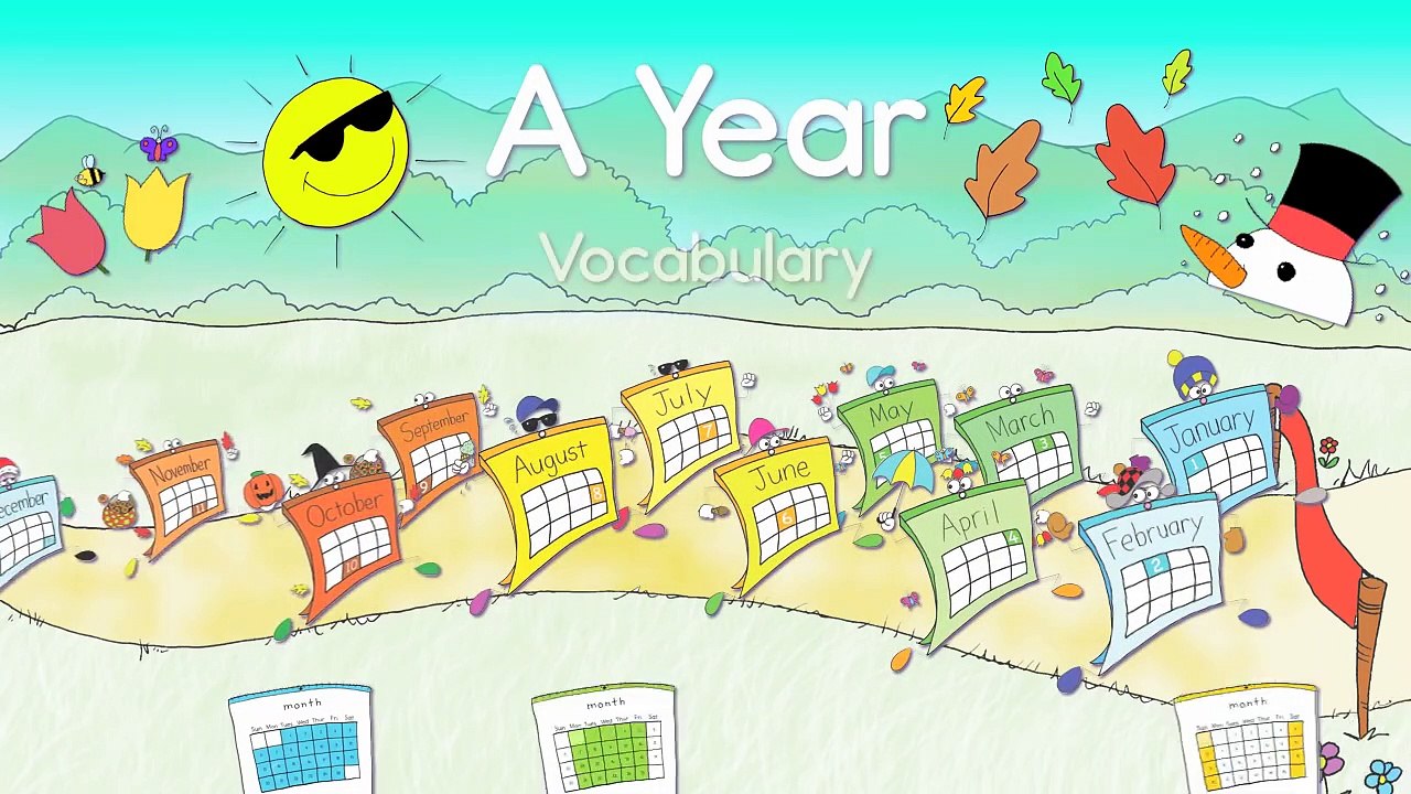 Seasons and Months Vocabulary Chant by ELF Learning - ELF Kids Videos-Ubg7IiG