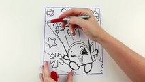 SHOPKINS Coloring Book Poppy Corn Speed Coloring With Markers-o8R2z1-