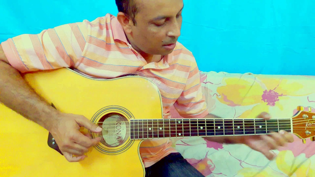 Aye Mere Watan Ke Logo on Guitar