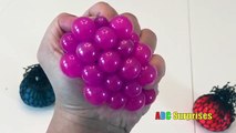 Corte Blandita Malla de BOLAS de SLIME Divertido y Extraño Cambio de Color de Bolas de la Tensión