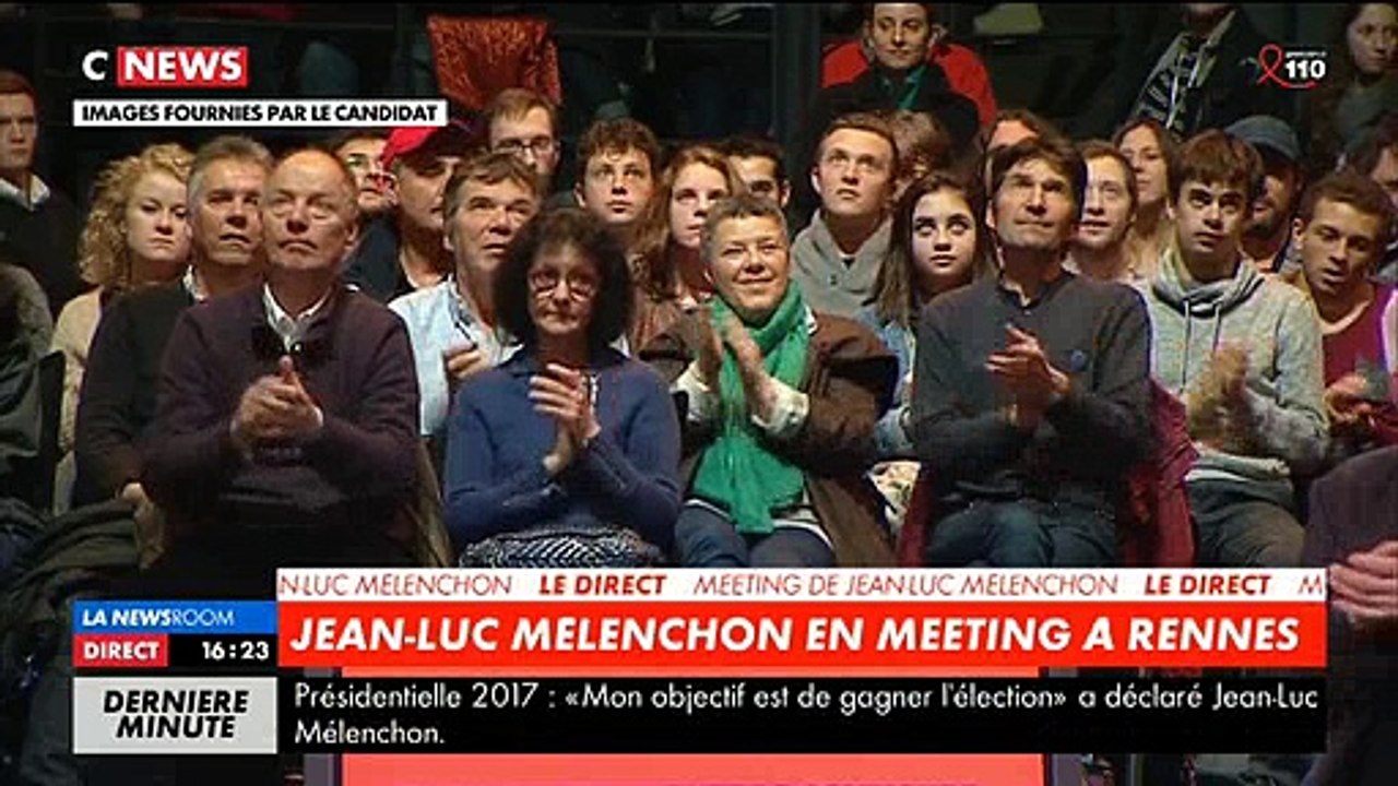Mélenchon à son public: "Le taux d'escompte, vous savez pas ce que c'est... Je ne sais pas pourquoi j'ai une fiche sur ç