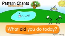 Learn Past Tense Verbs 3 - Patterns Chants By ELF Learning - ELF Kids Videos-n1V