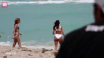 Wowing in white! Chantel Jeffries stuns in bikini on beach _ Daily Mail Online