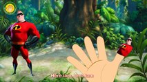 Kristoff Frozen Love The Incredibles Finger Family Song - Nursery Rhymes - Buba Kids Song