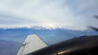 himilayan view from flight nepal