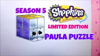 How To Draw Shopkins SEASON 5: LIMITED EDITION Paula Puzzle, Step By Step Season 5 Shopkin