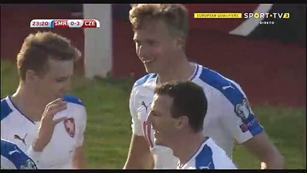 Antonin Barak Goal HD - San Marino 0-3 Czech Republic - 26-03-2017