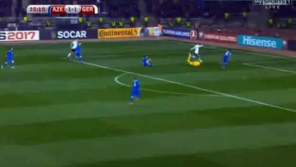 Thomas Müller Goal  - Azerbaijan vs Germany 1-2  26-03-2017