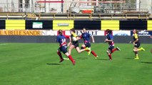 Stade Montois rugby féminin 19 - 00 Entente SP Bruges Blanquefort  2ème Essai Lisa Diraison  (Vidéo Barnabé Alinfilou)