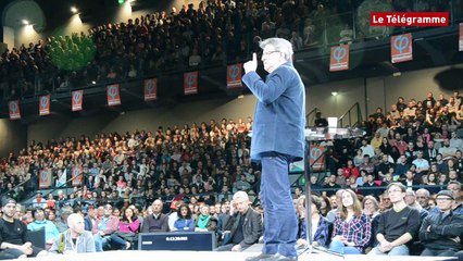 Rennes. Mélenchon attire une très large foule pour son meeting (Le Télégramme)