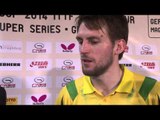 Mengel Interview after Beating Wang Hao