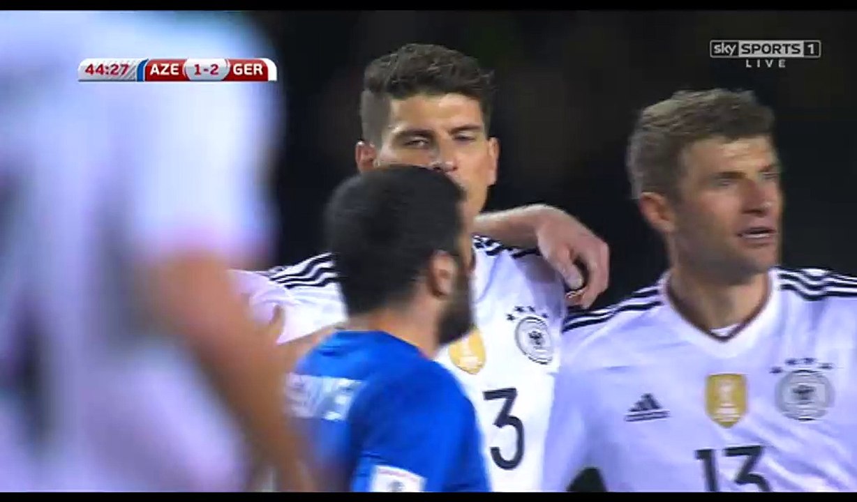 Mario Gomez Goal HD - Azerbaijan 1-3 Germany - 26-03-2017