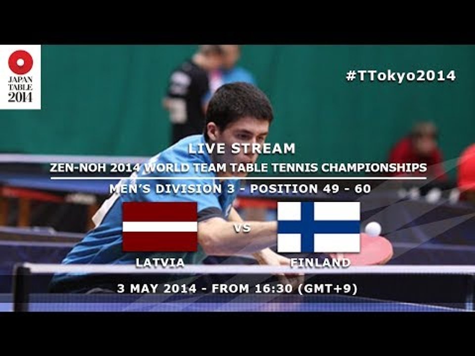 #TTokyo2014: Latvia - Finland