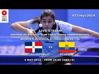 #TTokyo2014: Dominican Republic - Ecuador