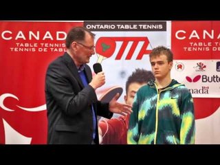 Filip ILIJEVSKI (CAN) - ITTF GJC Canada Junior and Cadet Open 2014