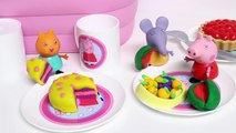 Play Doh Peppa Pig Picnic Basket Cesta de Picnic Dora The Explorer Cookie Monster Toys