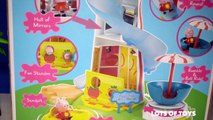 Peppa Pig Amusement Park Helter Skelter Disney Princess ❤ Parque de Diversões con Tobogán