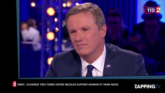 ONPC : Yann Moix et Nicolas Dupont-Aignan s'écharpent en direct (vidéo)