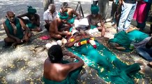 Tamil Farmers At Delhi Jantarmantar