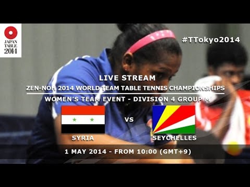 #TTokyo2014: Syria - Seychelles