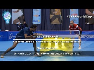 Download Video: K-Sports 2014 ITTF-Oceania Cup & Championships Day 3 Morning, Mixed Doubles