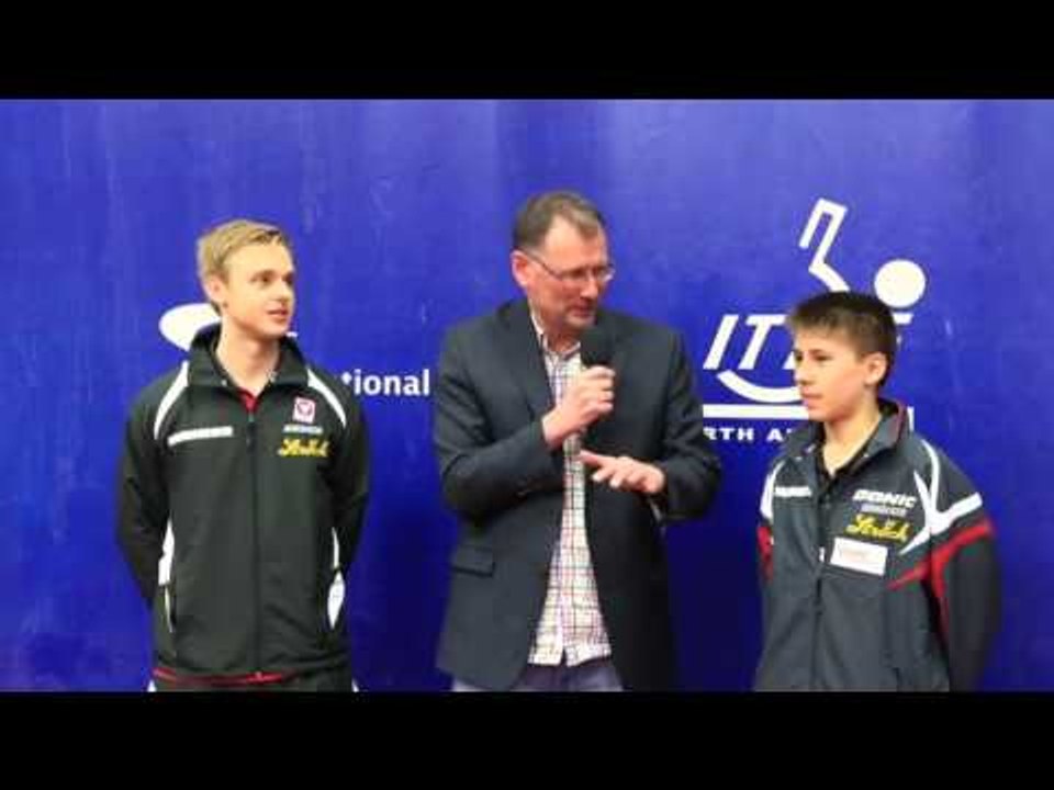 David Vorcnik and Andreas Levenko - Road to Nanjing Series 2014 North America