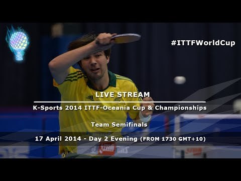 K-Sports 2014 ITTF-Oceania Cup & Championships Day 2 Evening, Team Semifinals