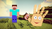Minecraft Finger Family Nursery Rhyme | Daddy Finger Daddy Finger Where Are You?