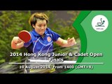 ITTF 2014 Hong Kong Junior & Cadet Open - Finals