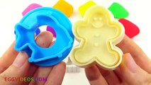 Fun Creative for Kids with Play Dough Sea Shells and Cookie Cutters Animal Molds